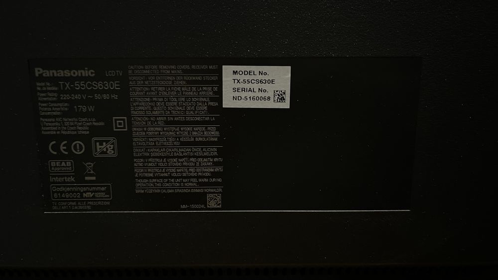 Telewizor Panasonic LED TX-55CS630E