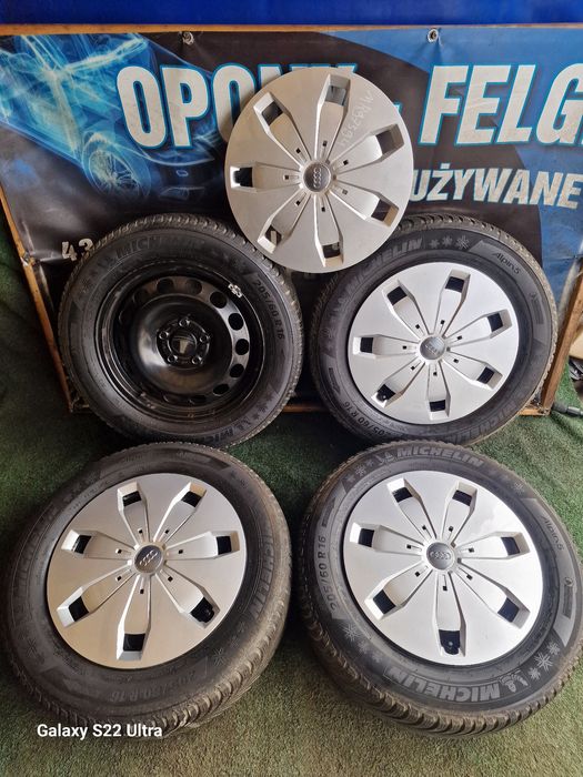 Koła zimowe 16 5×112 Audi Q2 A4 B7 A6 C6 8mm 2021rok Michelin