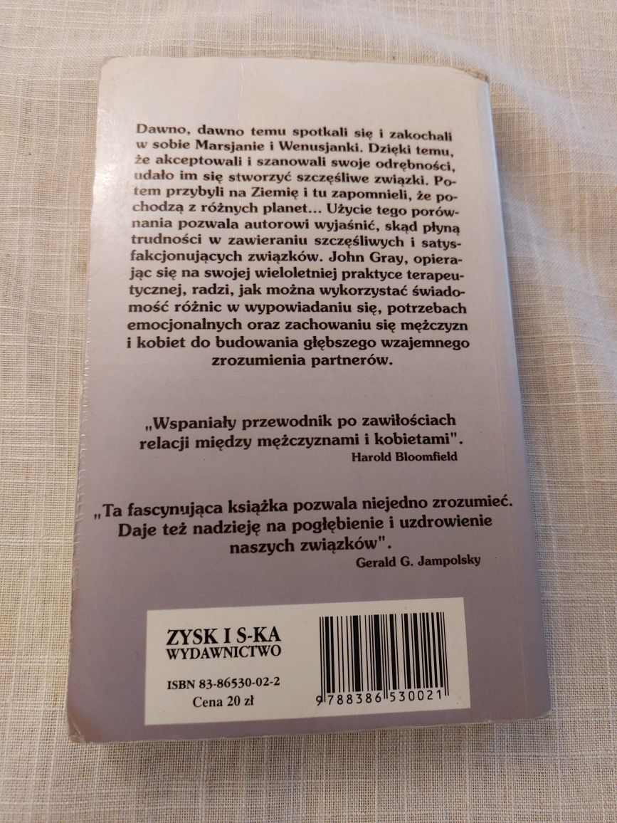 Mężczyźni są  Marsa, kobiety z Wenus