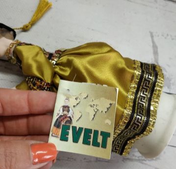 коллекционная кукла девушка Греция 17см evelt dolls Handmade