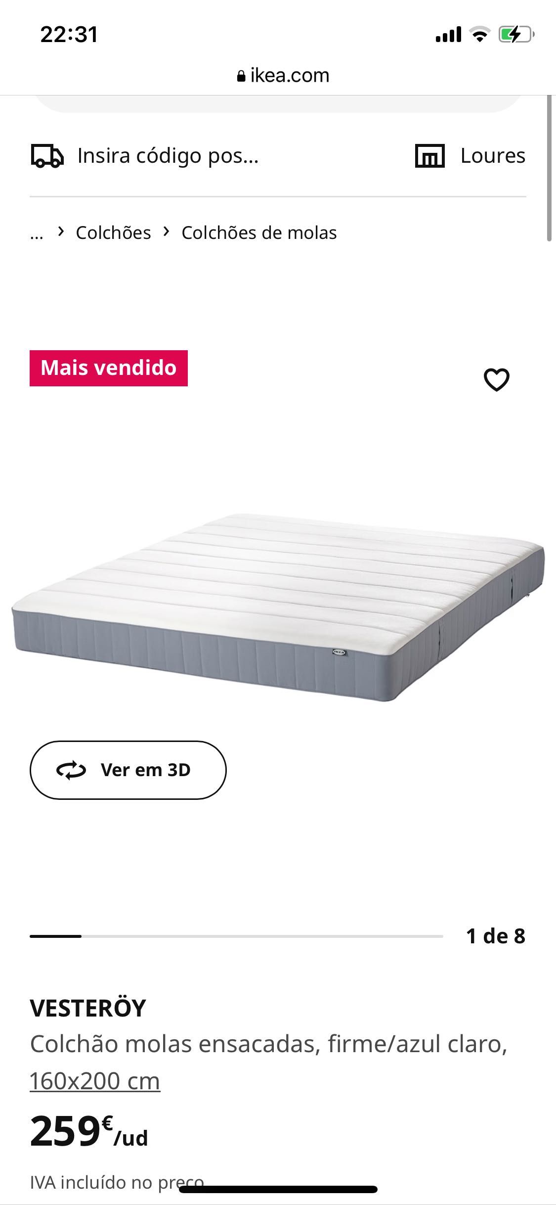 Cama de casal IKEA