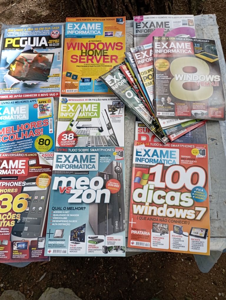 Revistas de informática antigas
