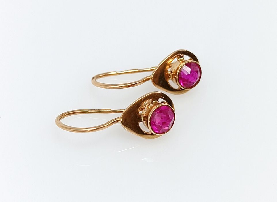 Золотые серьги 583 СССР