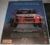 Poster - Mitsubishi Carisma GT - Rally de Portugal 1999 -Miguel Campos