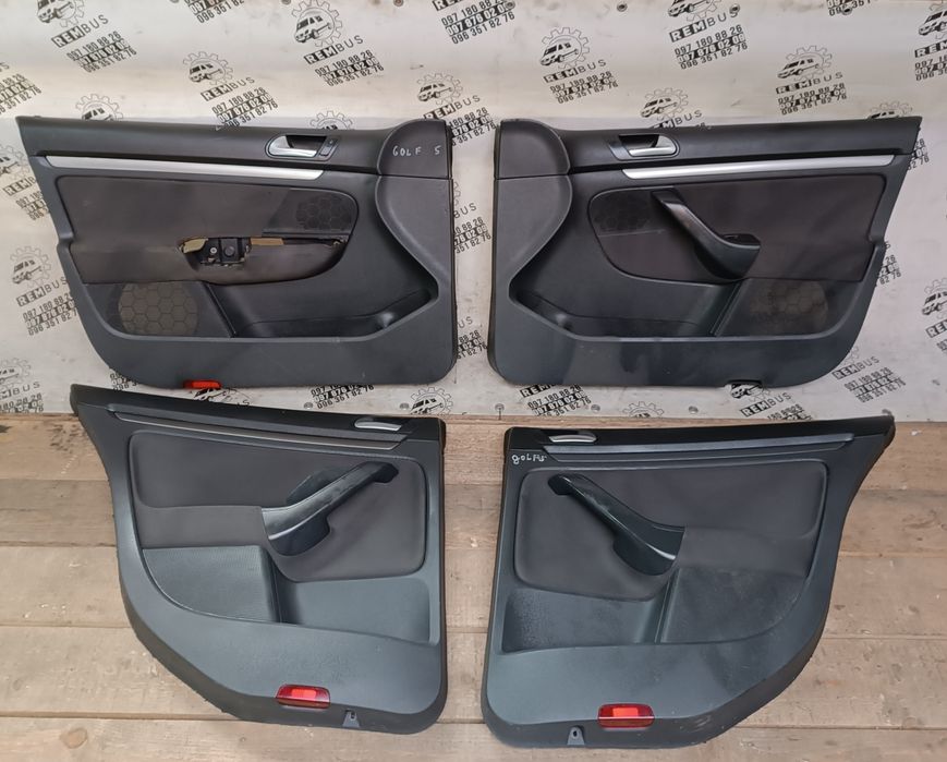 Карти, обшивки дверей оригінал Volksvagen Golf 5 Гольф 5 Салон