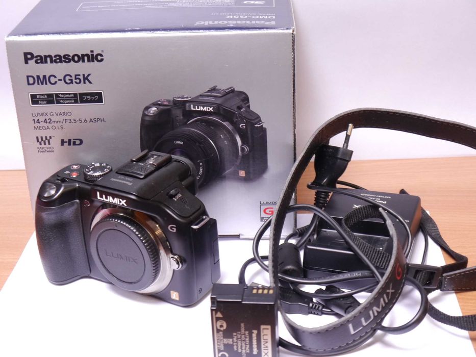 DMC-G5 Lumix Aparat Panasonic 556 zdjęć na liczniku