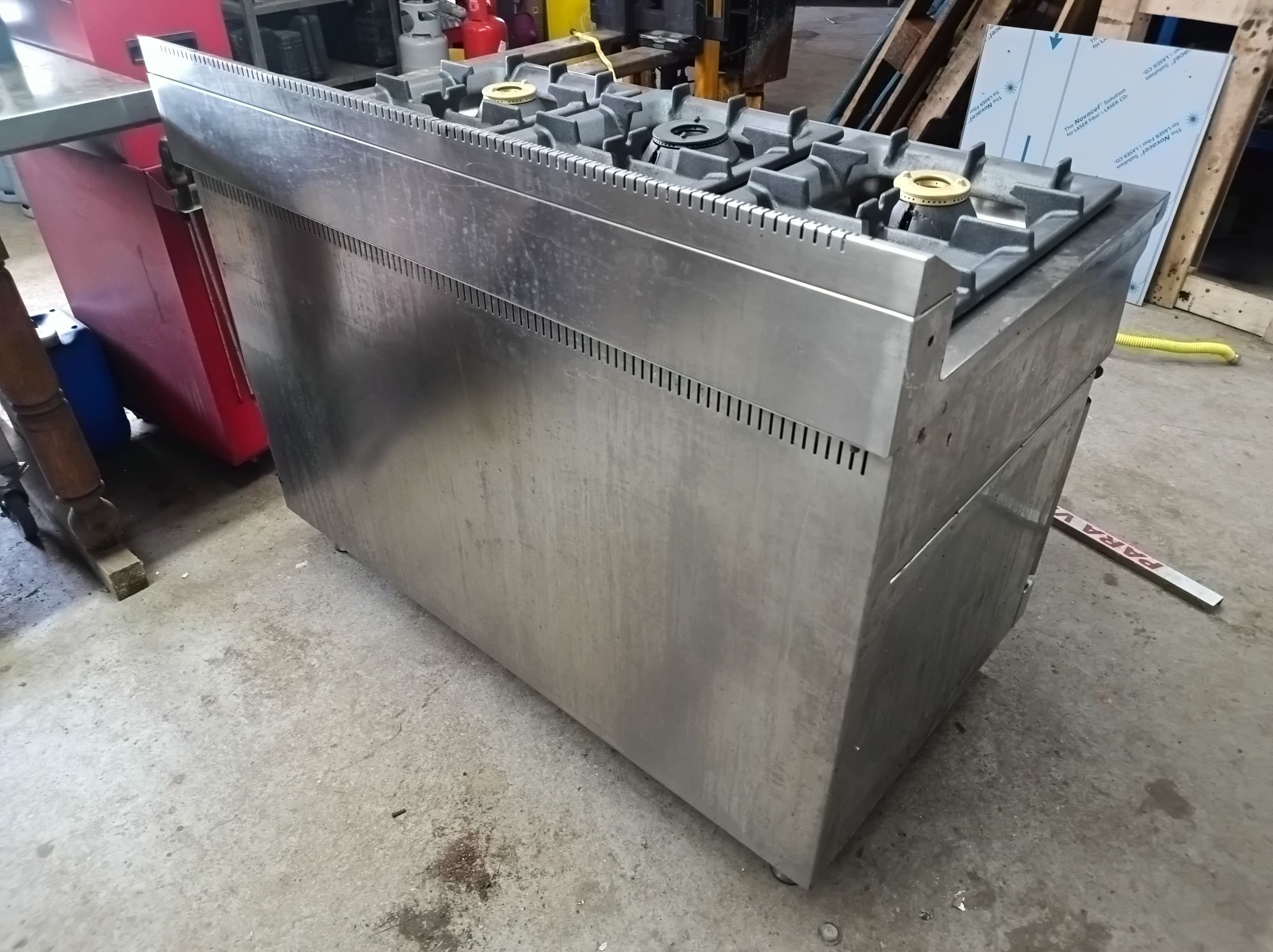 Fogão industrial a gás 6 queimadores com forno