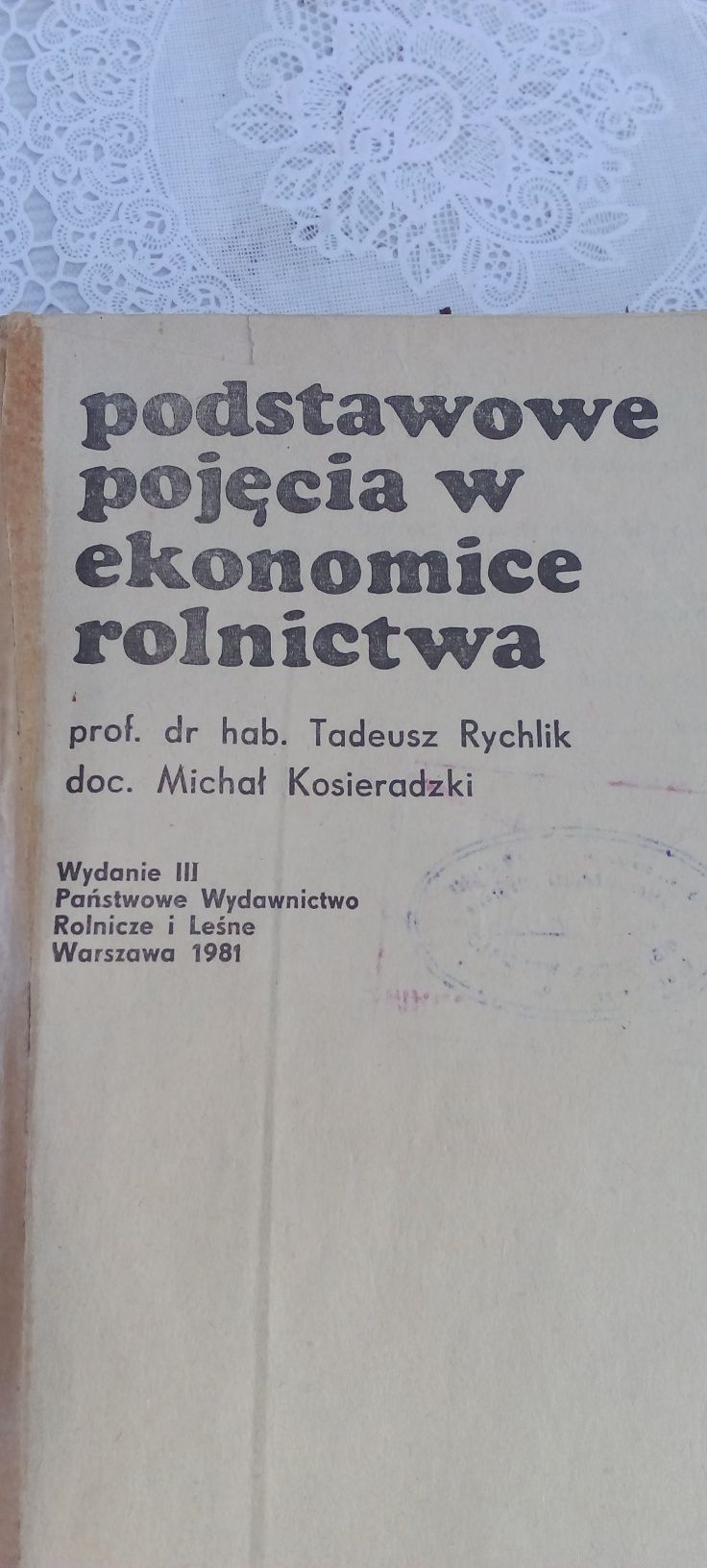 Podstawowe pojęcia w ekonomice rolnictwa