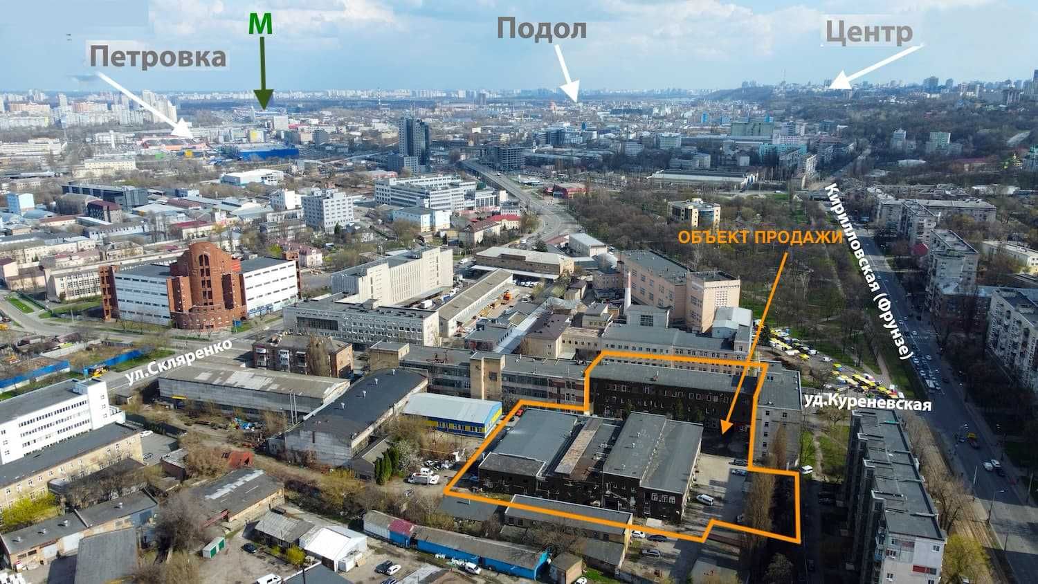 Подол/Куреневка. 80 грн/м2. Производственное помещение 558м2.