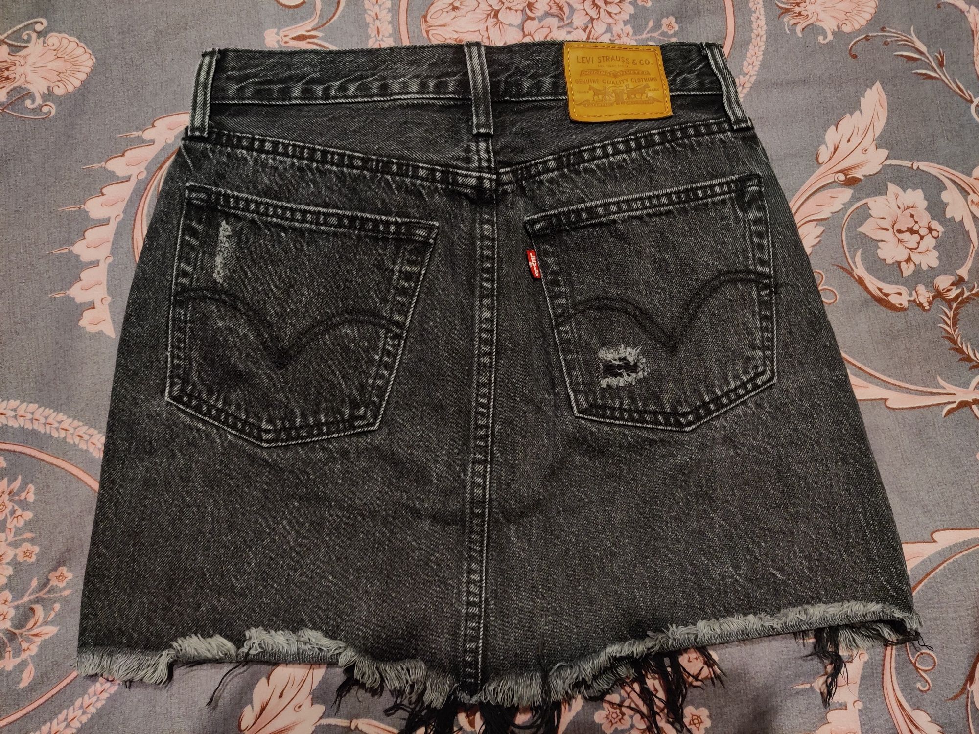 Стильная Джинсовая Юбка Levis , 24 размер , Идеал