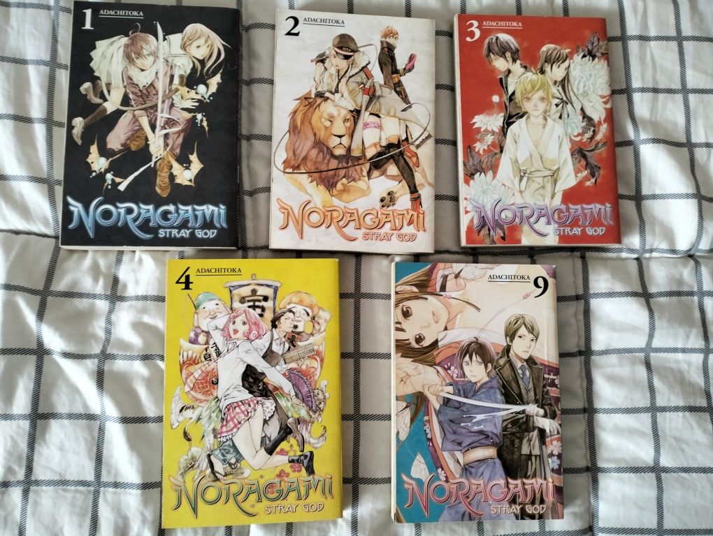 Noragami - vol. 1, 2, 3, 4, 9 manga
