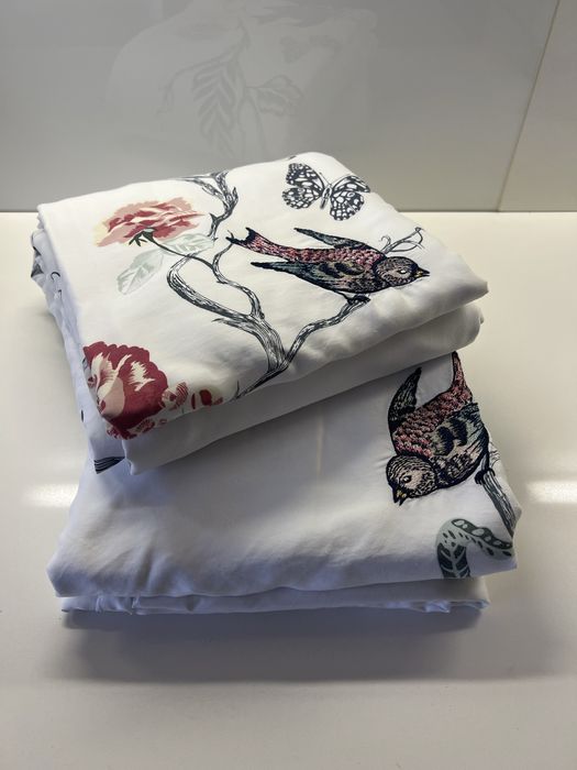 Комплект постільної білизни IKEA JÄTTELILJA 200x200 см Білий