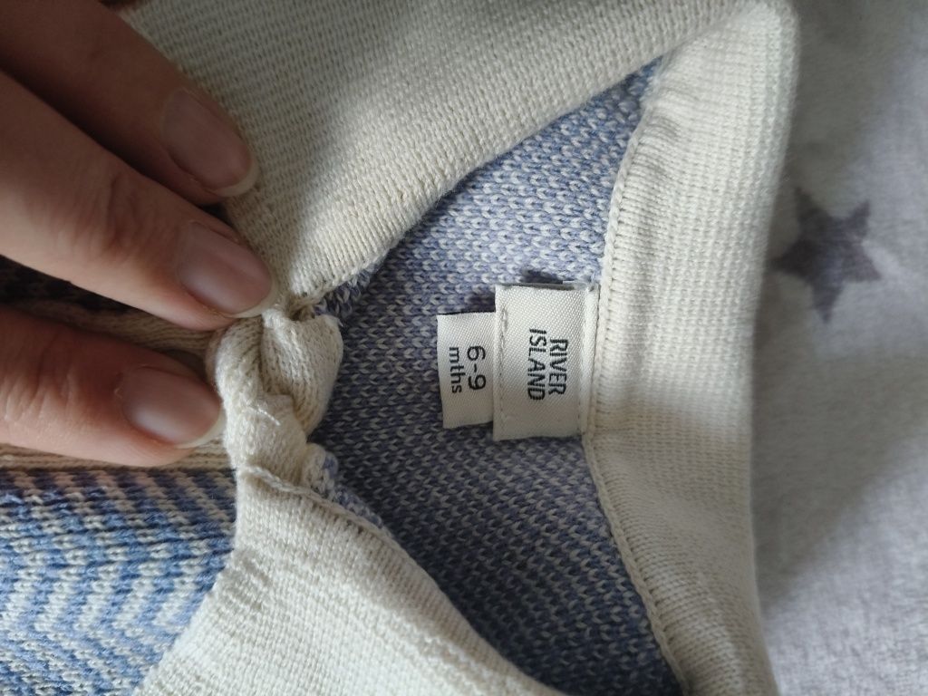 Komplet River Island 6-9M 74cm Dzianina
