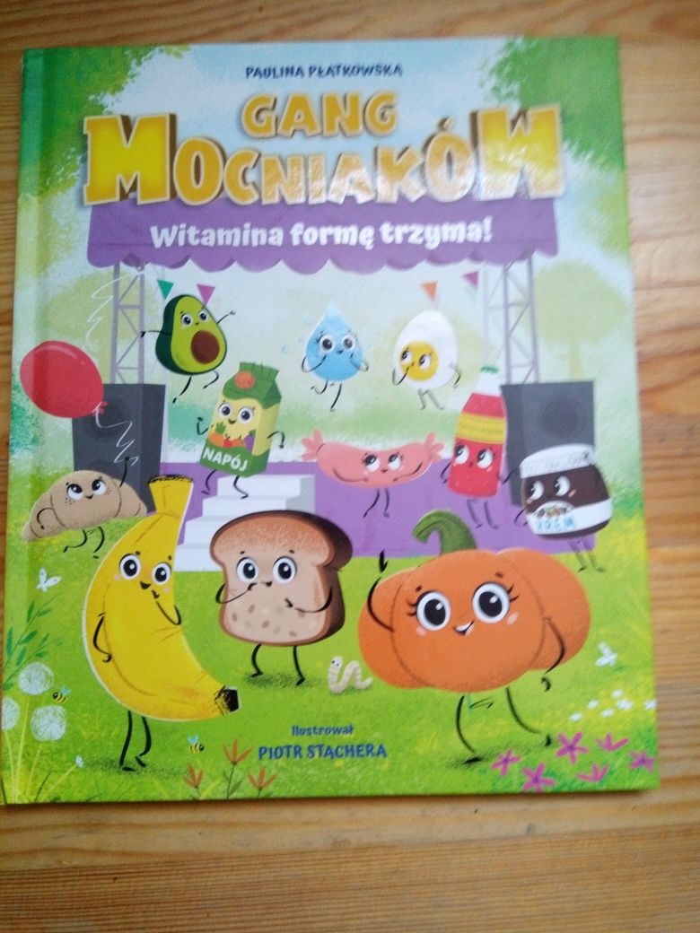 Sprzedam nieużywaną książkę dla dzieci " Gang mocniaków "