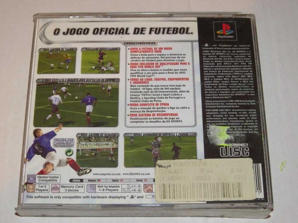 Jogo PlayStation 1  FIFA FOOTBALL 2002  Sony  5€