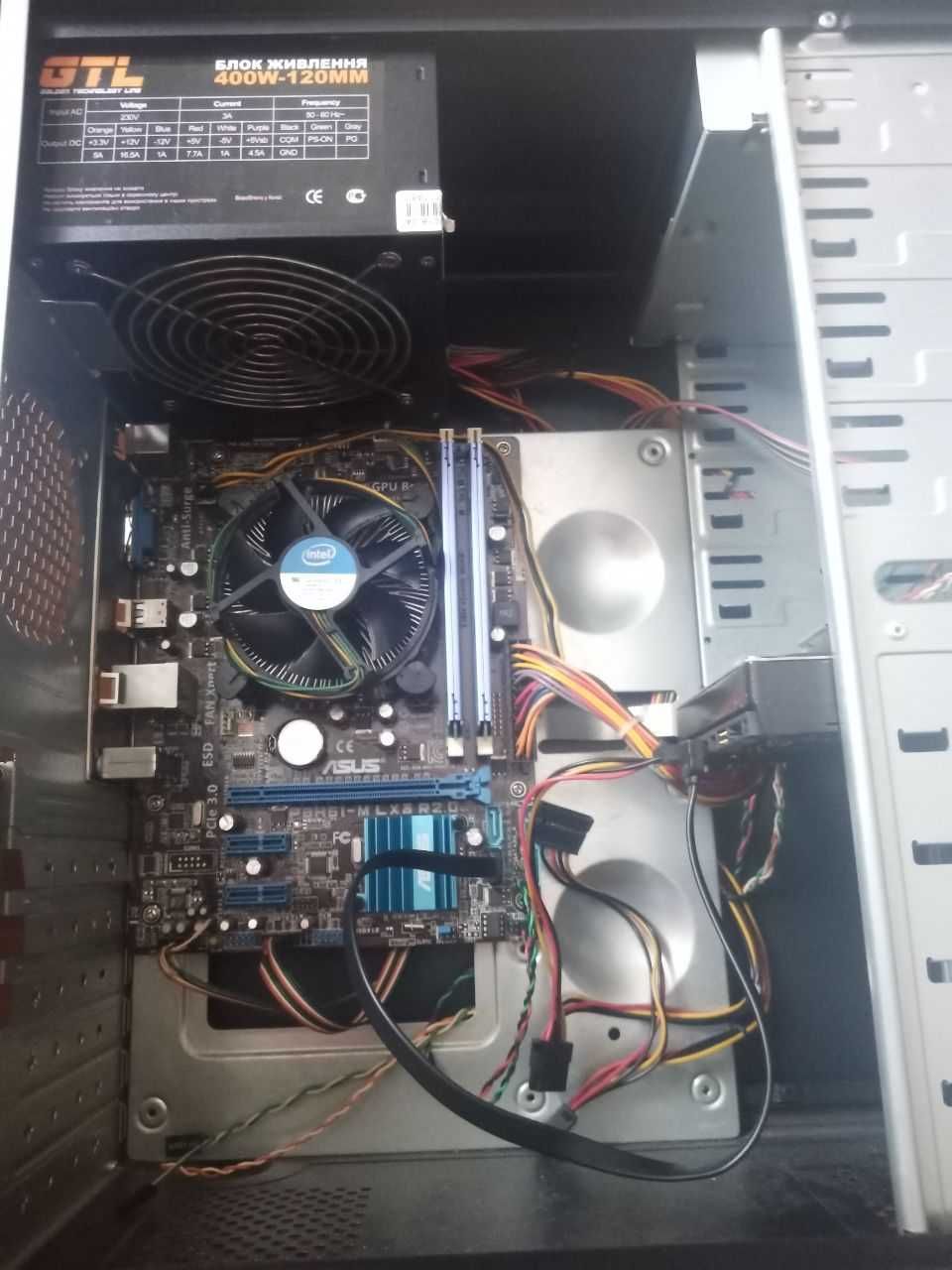 Asus LGA1155 Сeleron G1620, 16 GB DDR3, 400W