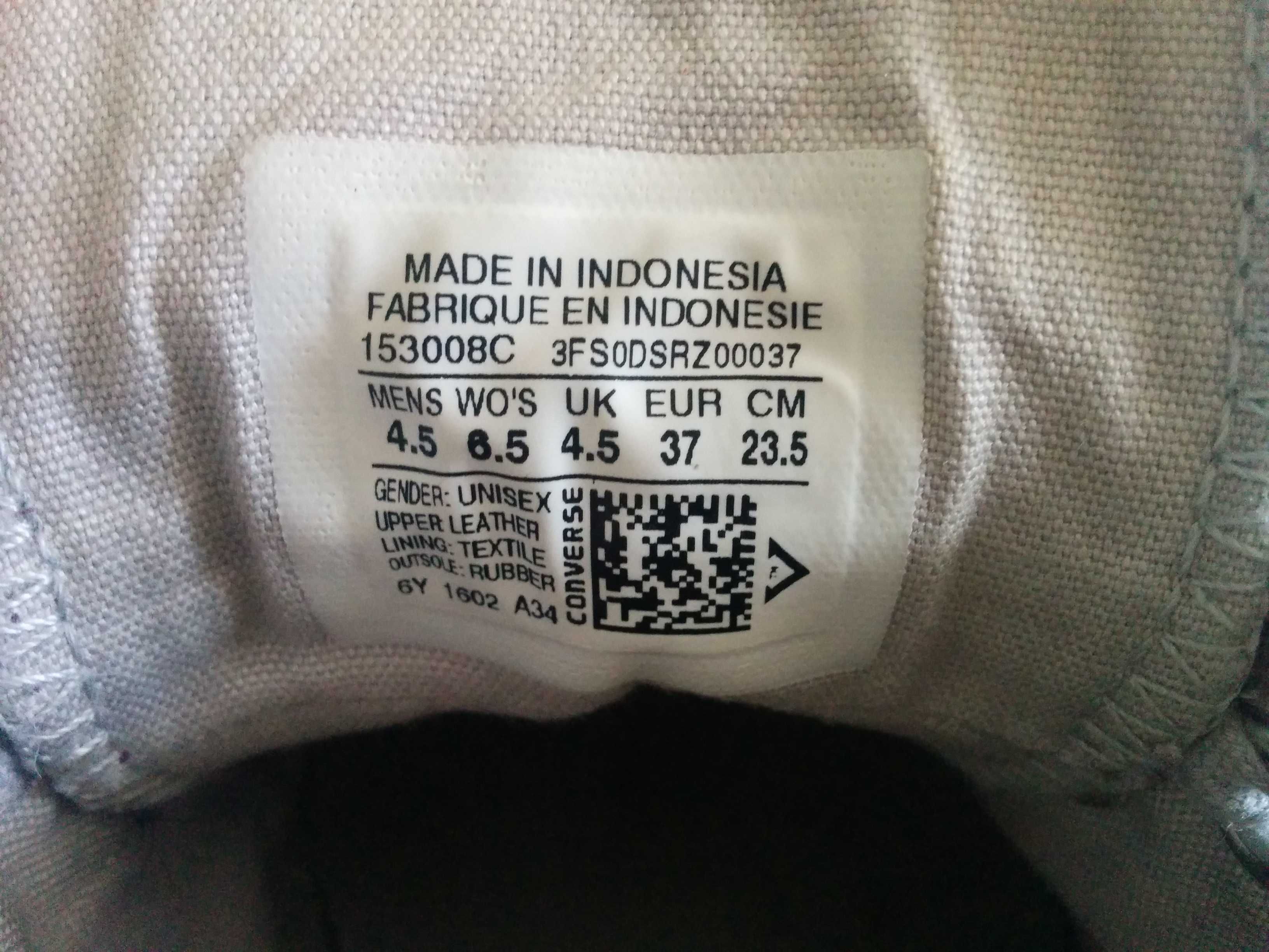 CONVERSE trampki ze skóry naturalnej - tenisówki - buty
