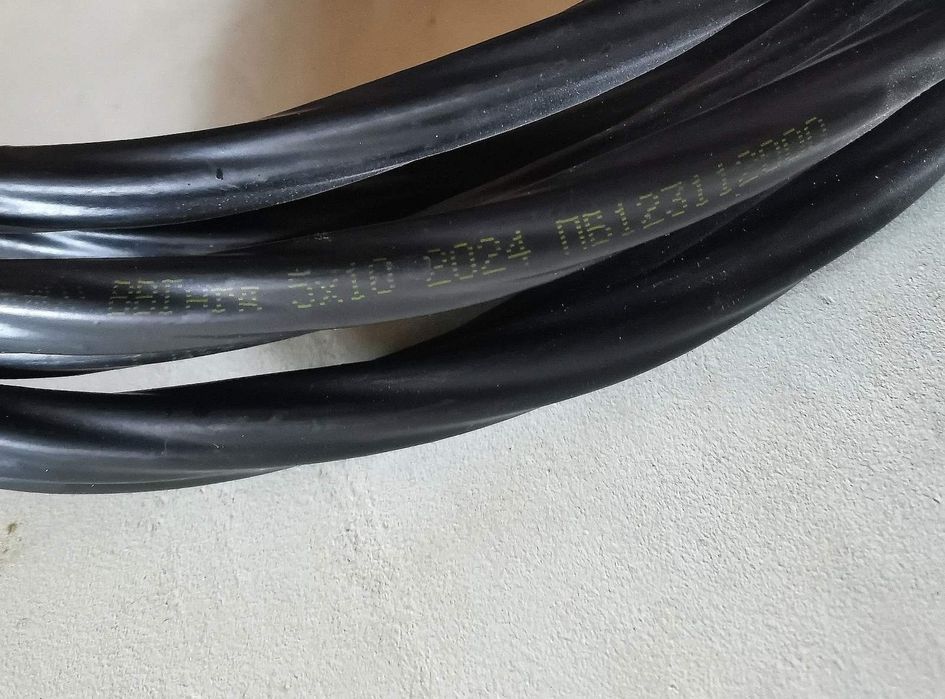 Кабель дріт ЗЗЦМ ВВГНГД 5x10 12метрів 3х4 круглий
Відправляємо нову по