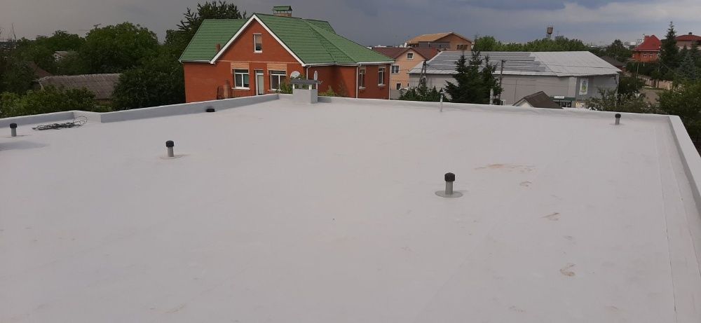 ПВХ ТПО мембрана. Мягкая кровля. Монтаж ПВХ мембрани.