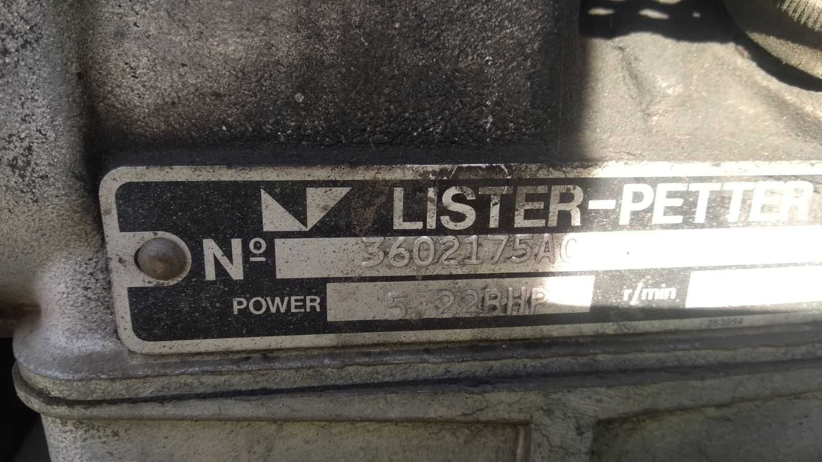 Причіпний дизельний компресор Lister Petter
