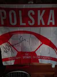 Flaga sportowa "POLSKA"