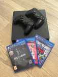 Kosnola PS4 slim + 2 pady + 3 gry