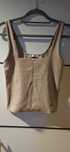 Prążkowany top Zara XL
