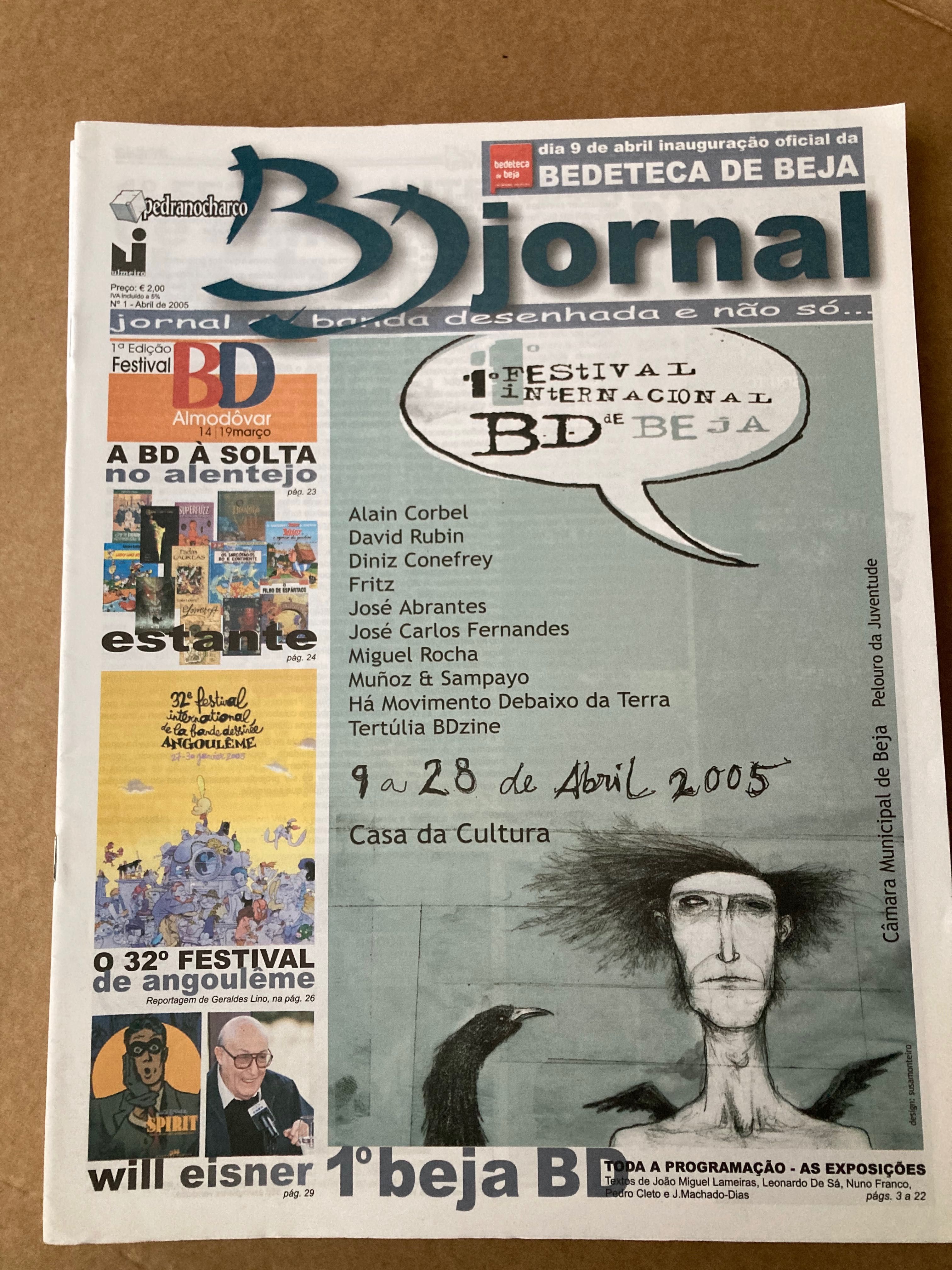 Revistas sobre BD/BD jornal: 12 números/ Comix. 1 e 3/ Selecções BD