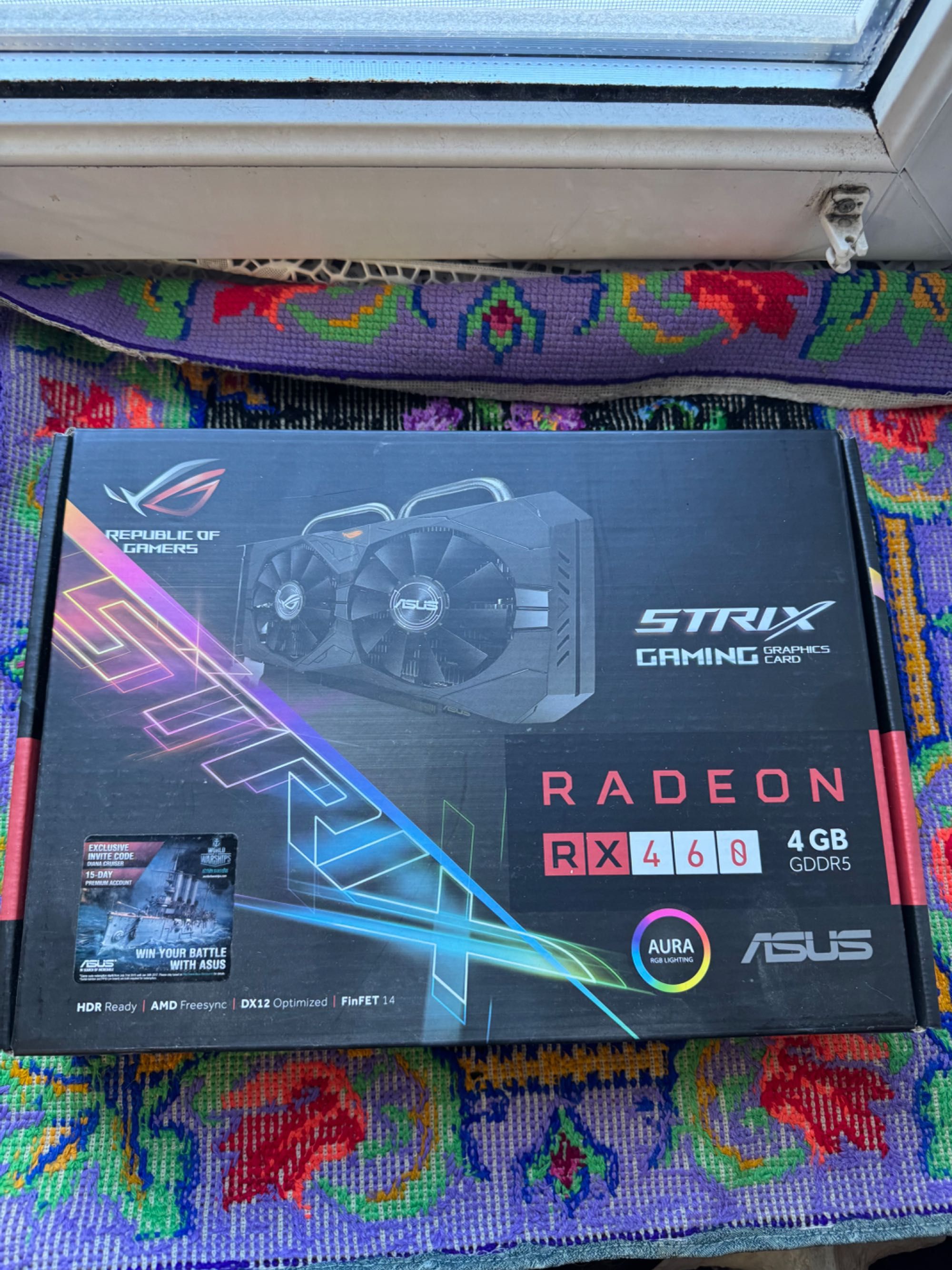 Asus Rog  Strix Rx460 4gb