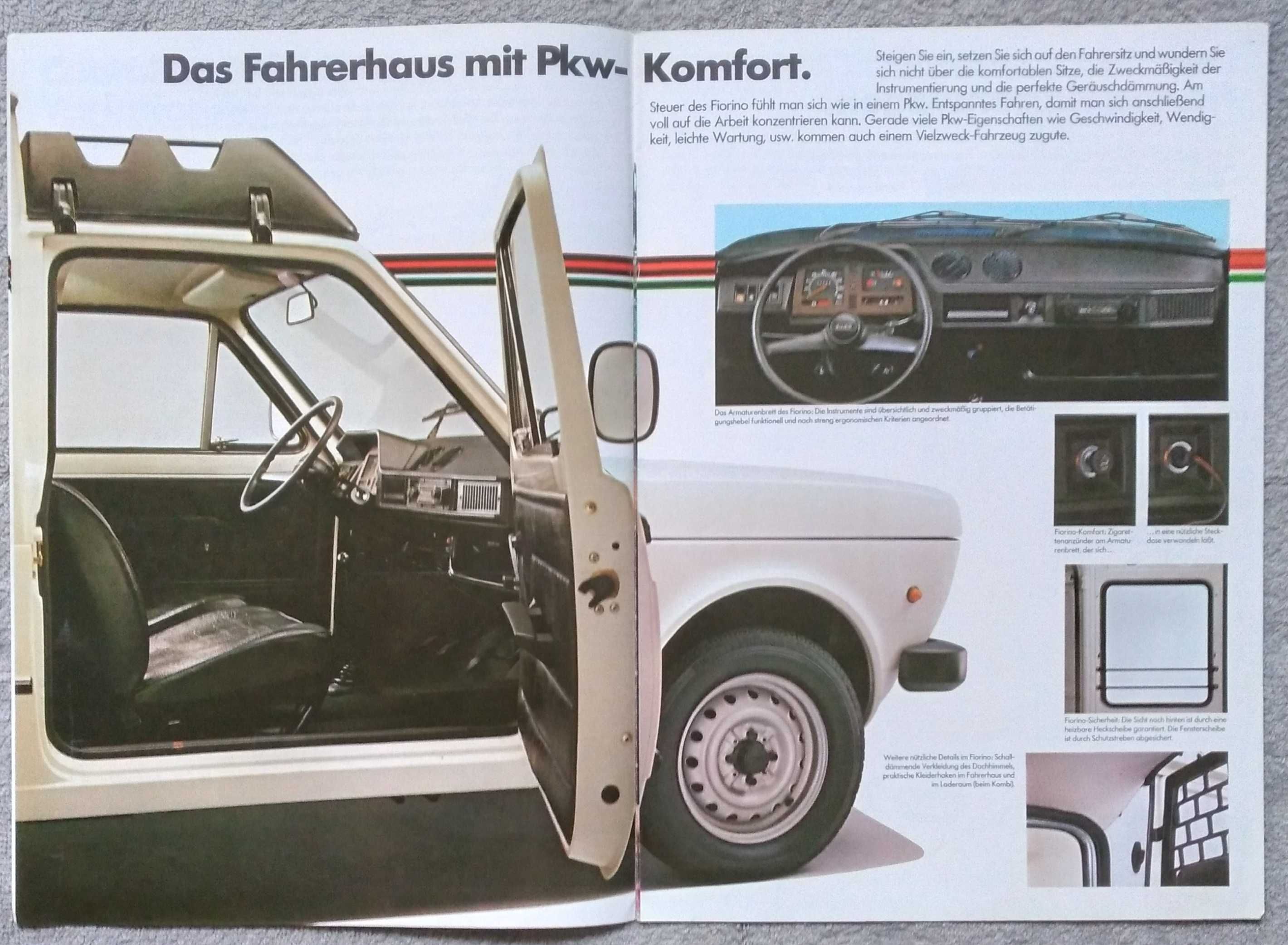 Prospekt Fiat Fiorino rok 1983