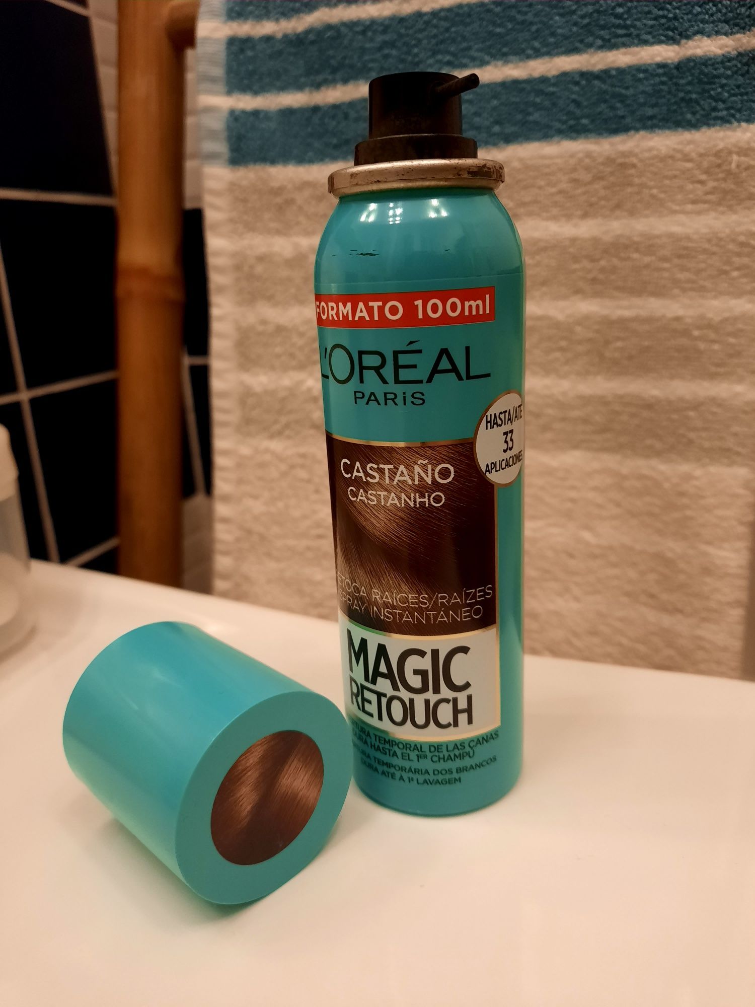 Spray castanho para cabelo L'Oréal