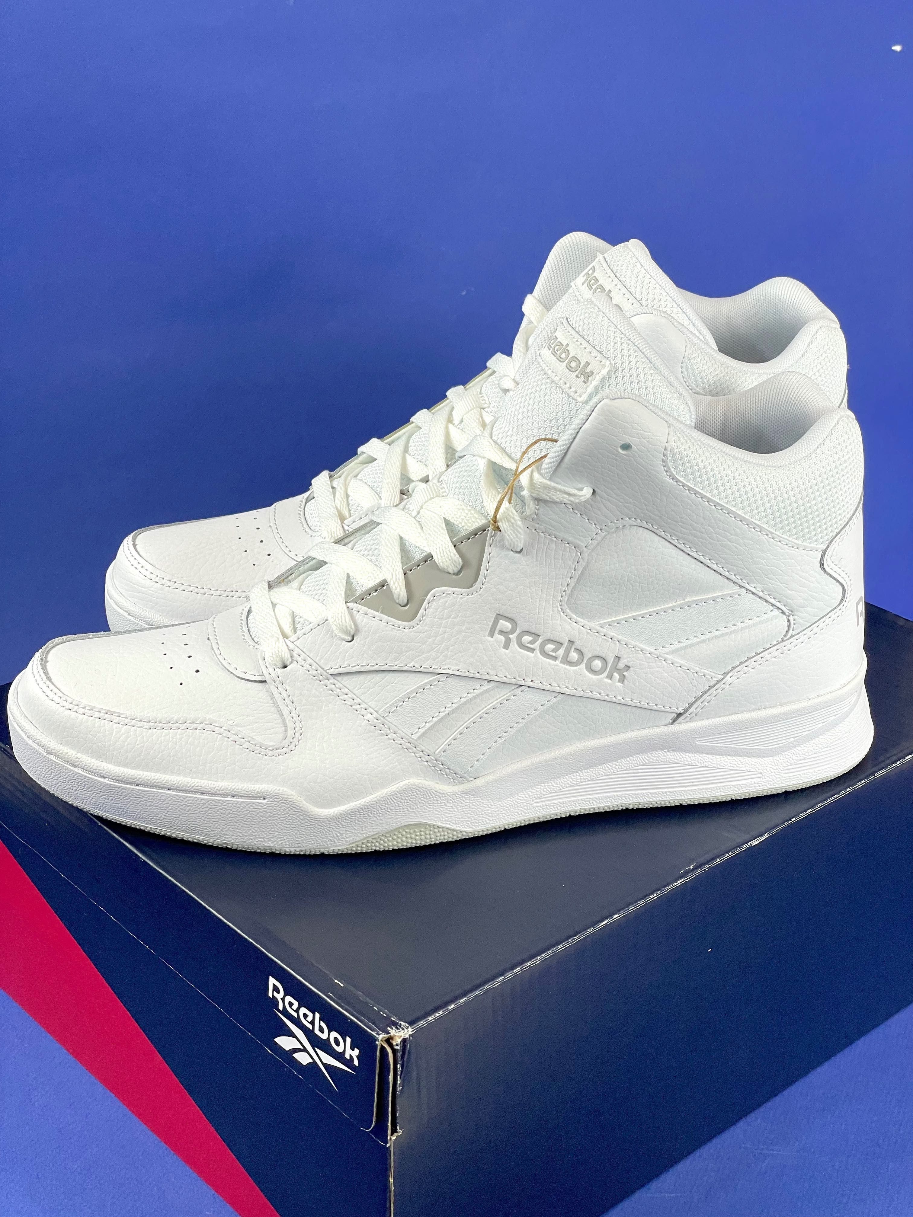 Чоловічі білі шкіряні кеди Reebok Royal BB4500 - 46, 47 розмір