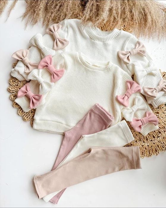 Nowy sweter z kokardkami mam ten luz 104/110