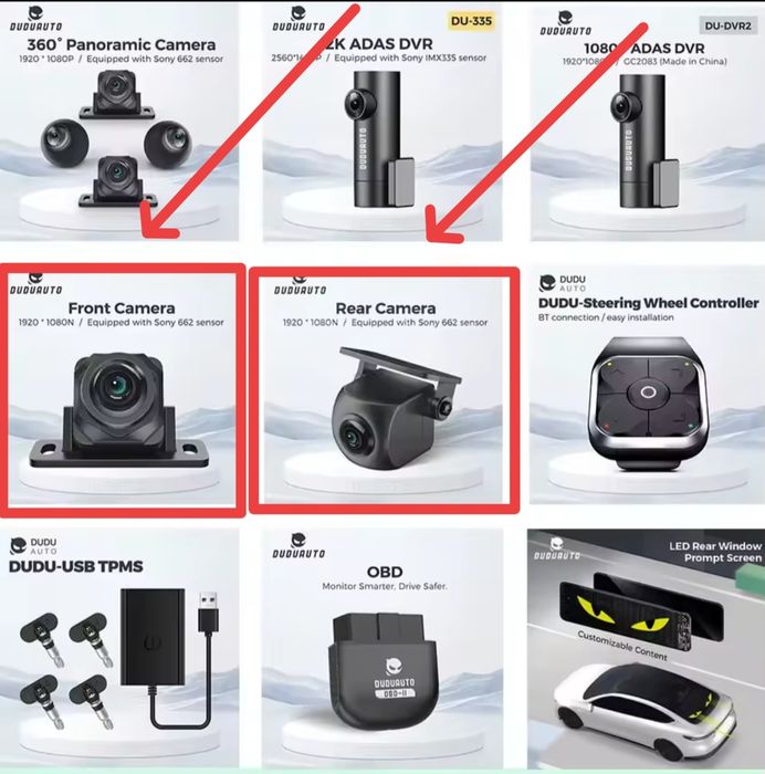 ANDROID AUTO  CAR PLAY DUDU7 8/128 Gb ekran 2K + kamerka przód tył