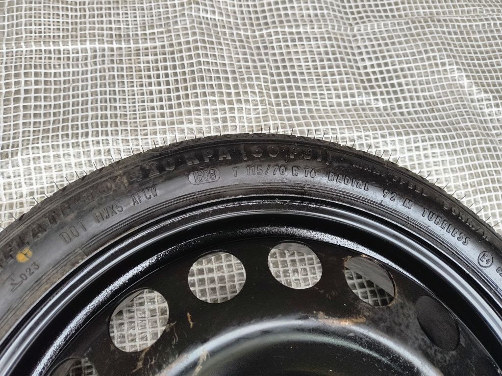 Koło dojazdowe Opel 115/70 r16 zapas zapasowa wysylka 5X110