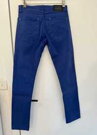 Spodnie Alcott slim fit, męskie, rozmiar S, 46, niebieskie