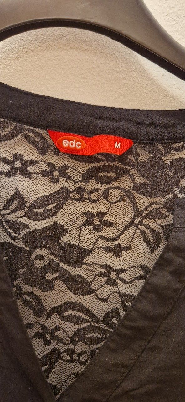EDC elegancka koronkowa bluzka M/L