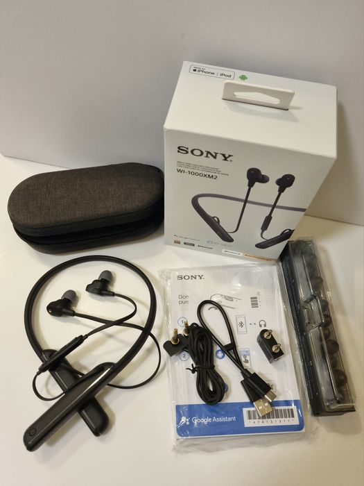 Bezprzewodowe słuchawki SONY WI-1000XM2 DOUSZNE ANC