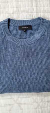 Sweter Reserved S niebieski męski