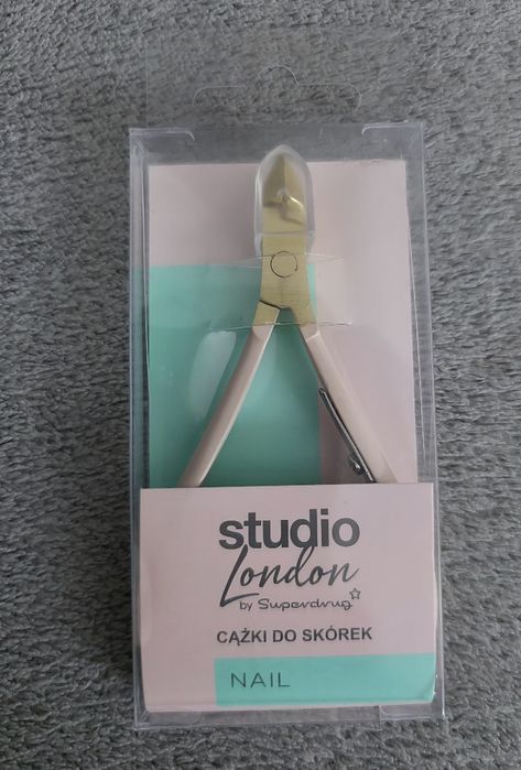 Cążki obcinacz do skórek nowy stal nierdzewna + gratis