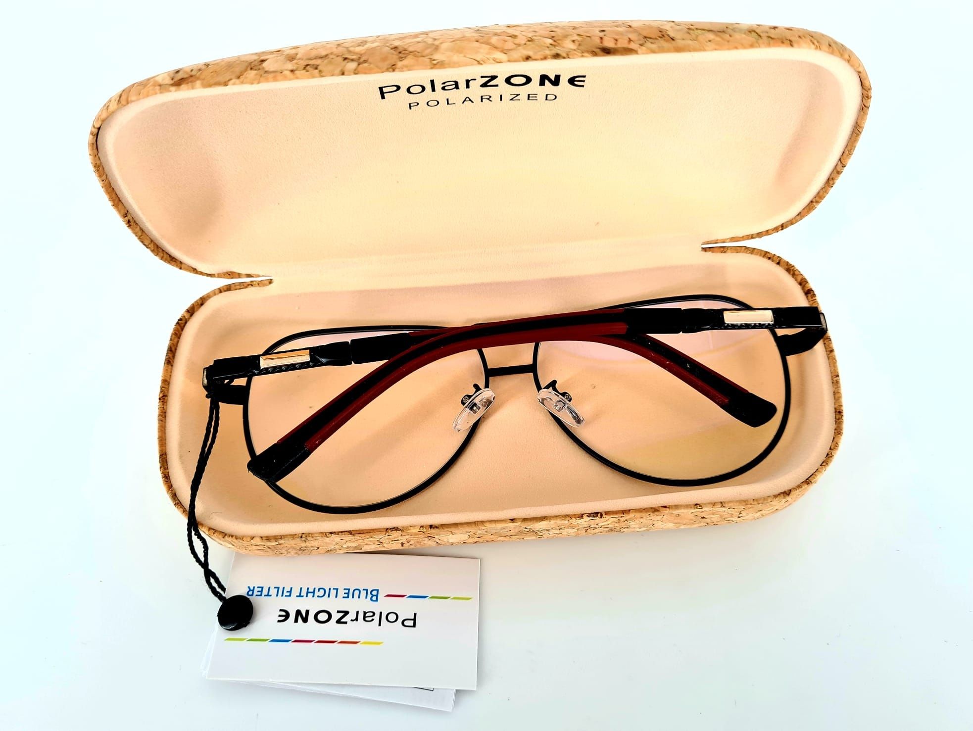 Okulary Polarzone damskie okulary do komputera zerówki nowe