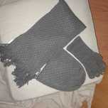 Conjunto de luvas, cachecol e gorro