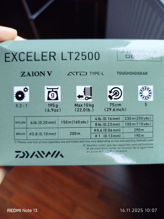 Daiwa Exceler 23 LT 2000 2500 2500S 3000 4000 6000 Regal 24 1000S 2000