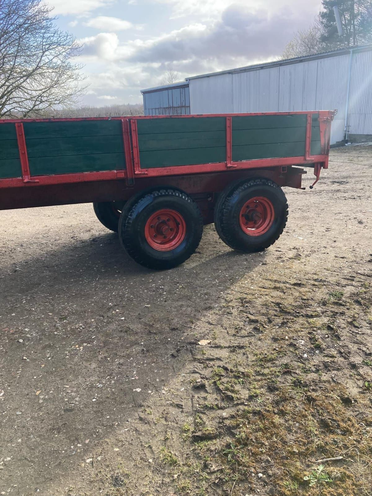 Przyczepa rolnicza tandem kellfri bastrup WARFAMA 5-7.5 ton