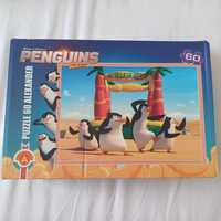Puzzle 60 Pingwiny z Madagaskaru