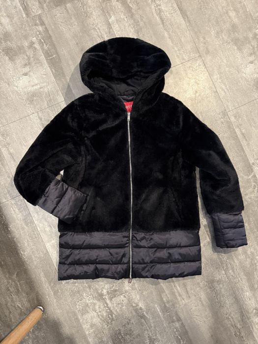 Kurtka plaszcz futerko Guess miś r.M