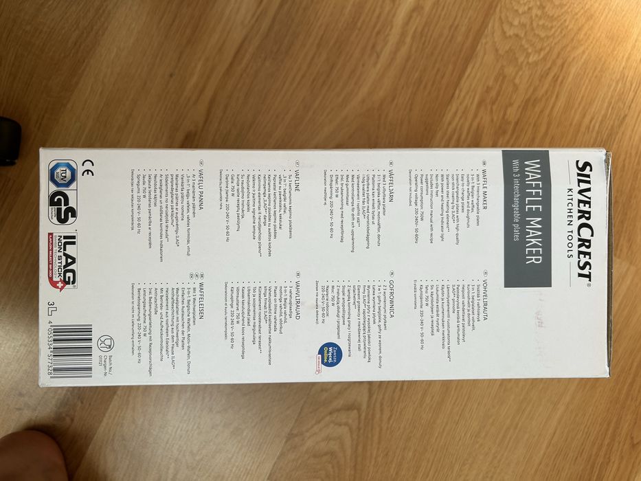 Gofrownica SilverCrest 3-w-1 750W