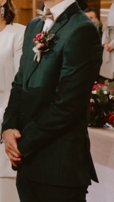 Garnitur Giacomo Coni - butelkowa zieleń