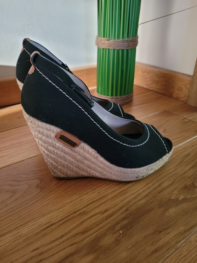 Sandały espadryle koturn r. 36 pepe jeans nowe
