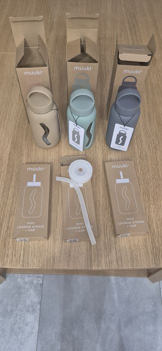 Muuki butelka na wode 500ml ze słomką
